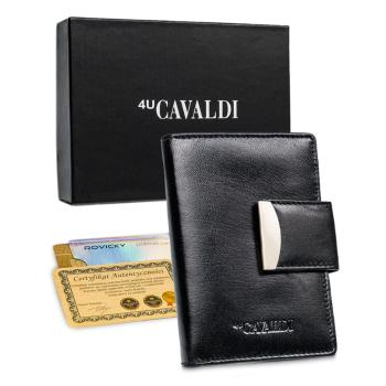 Vertikálna, kožená dámska peňaženka - 4U Cavaldi