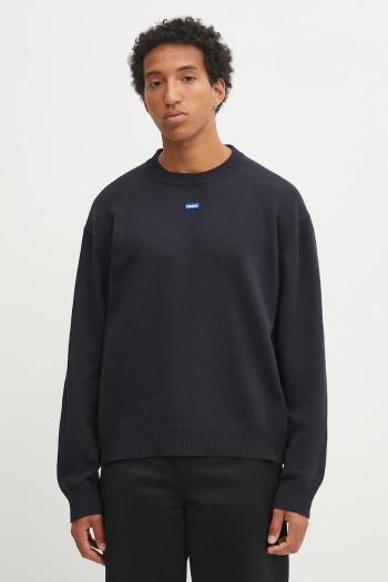 Sveter Hugo Blue tmavomodrá farba, 50543784