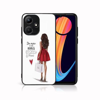 MY ART Ochranný kryt pre Infinix Hot 30i RED DRESS (137)