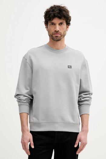 Mikina Calvin Klein Jeans šedá farba, jednofarebná, LV04RC273G