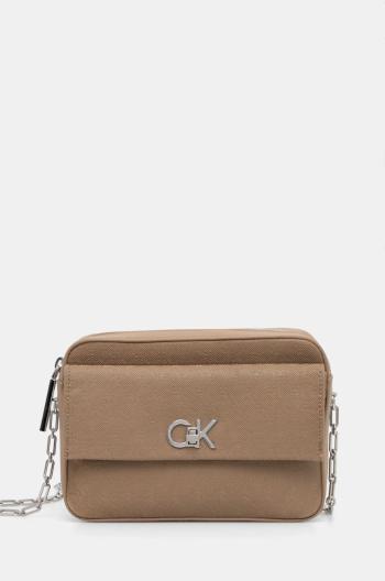 Kabelka Calvin Klein béžová farba, K60K613140
