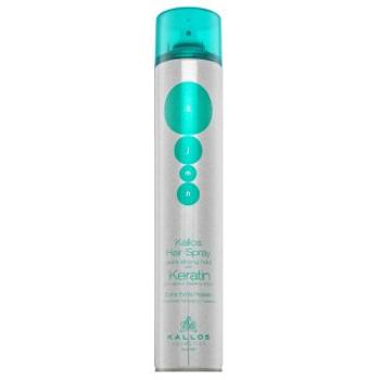 Kallos Keratin Hair Spray Extra Strong Hold silný lak na vlasy s keratínom 750 ml