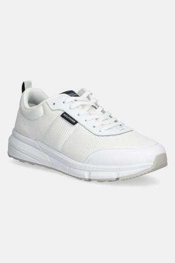 Tenisky Tommy Hilfiger LIGHTWEIGHT MODERN KNIT RUNNER biela farba, FM0FM05326