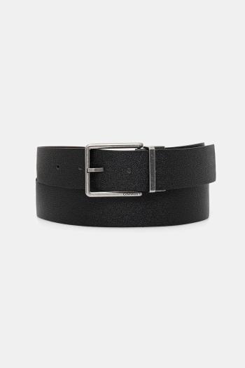 Obojstranný opasok Calvin Klein čierna farba, LV04D7048G