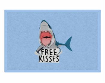 Rohožka shark free kisses