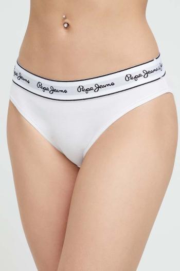 Nohavičky Pepe Jeans PEPE BIKINI biela farba, PLU10917.800