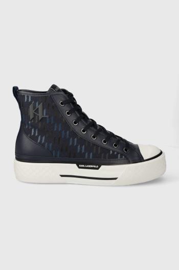 Tenisky Karl Lagerfeld KAMPUS MAX pánske, tmavomodrá farba, KL50454