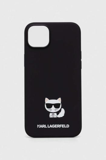 Puzdro na mobil Karl Lagerfeld iPhone 14 Plus 6,7 čierna farba