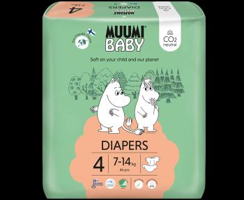 MUUMI BABY Plienky jednorázové 4 Maxi 7-14kg, 46 ks