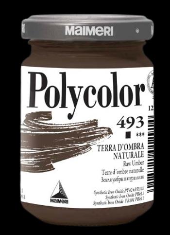 MAIMERI POLYCOLOR - Jemné vinylové farby 493 - raw umber, 140 ml