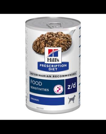 HILL'S Prescription Diet Canine z/d 370 g Dieta veterinara pentru caini, pentru intolerante alimentare