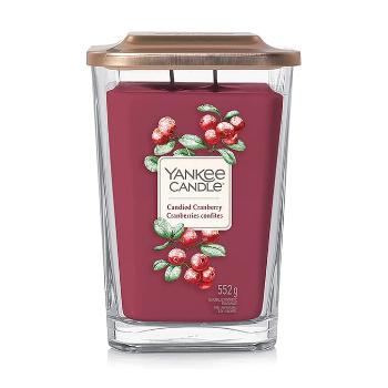 Yankee Candle Aromatická sviečka veľká hranatá Candied Cranberry 552 g