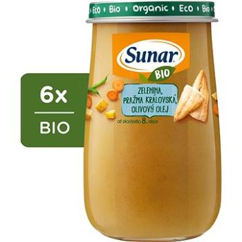 Sunar BIO príkrm zelenina, pražma kráľovská 6× 190g (8592084417222)