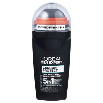 L'Oréal Paris Guľôčkový antiperspirant pre mužov Carbon Protect 50 ml