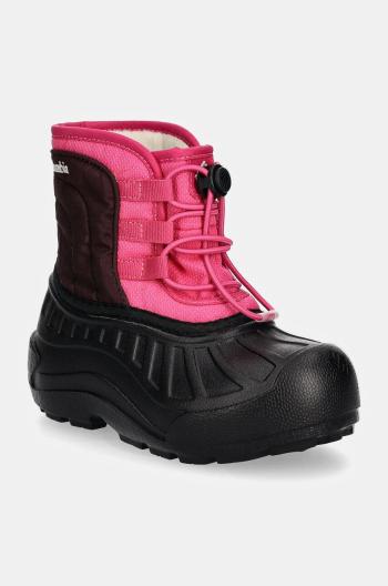 Detské snehule Columbia POWDERBUG SNOWLITE LACE ružová farba, 2103522
