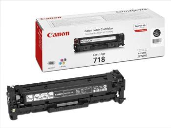 Toner Canon CRG-718BK Dual Pack fekete 2 db