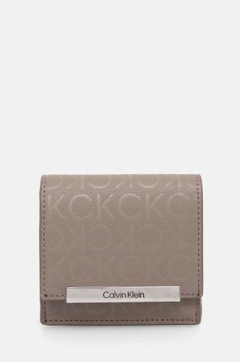 Peňaženka Calvin Klein dámska, šedá farba, K60K612443