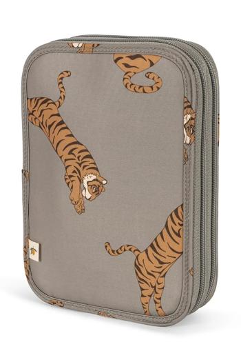 Peračník Konges Sløjd CLOVER PENCIL CASE šedá farba, KS103456
