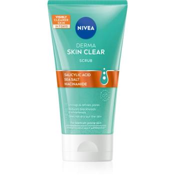 Nivea Derma Skin Clear čistiaci pleťový peeling 150 ml