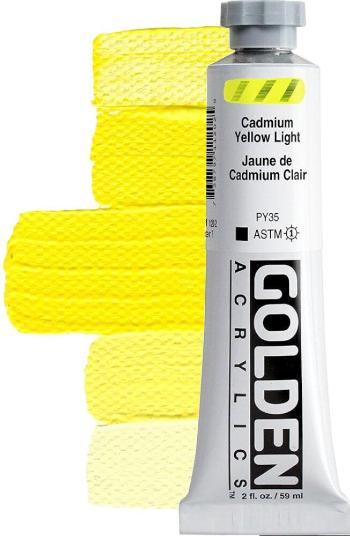 Golden Artist Colors Heavy Body Akrylová farba Cadmium Yellow Light 59 ml 1 ks