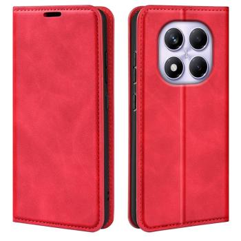 MAGNETIC Zaklápací kryt pre Xiaomi Redmi Note 14 Pro červený
