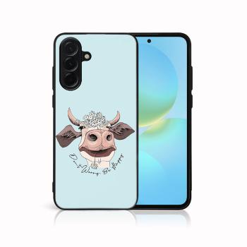 MY ART Ochranný kryt pre Samsung Galaxy A56 HAPPY COW (181)