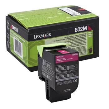 Lexmark originál toner 80C20M0, magenta, 1000str., return, Lexmark CX310dn, CX310n, CX410de, CX410, O, purpurová