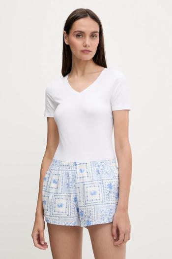 Tričko Guess NEW CARRIE dámske, béžová farba, O5RI02 KBBU1