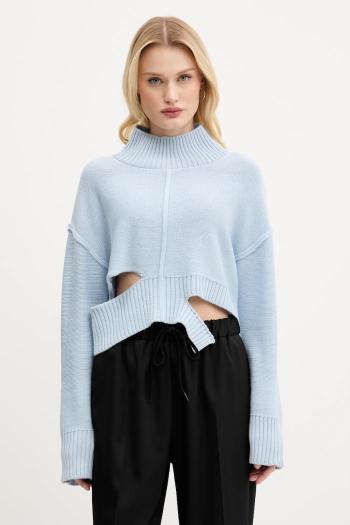 Vlnený sveter MM6 Maison Margiela dámsky, s rolákom, S52HA0290