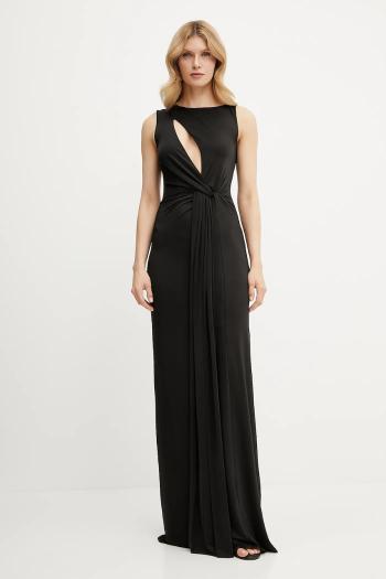 Šaty Marciano Guess ALVA čierna farba, maxi, rovný strih, 5GGK40 6259A