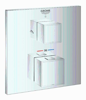 Termostat Grohe Grohtherm Cube bez podomietkového telesa chróm 24154000