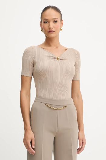 Blúzka Marciano Guess KATHLEEN béžová farba, jednofarebná, 5YGR02 5875Z