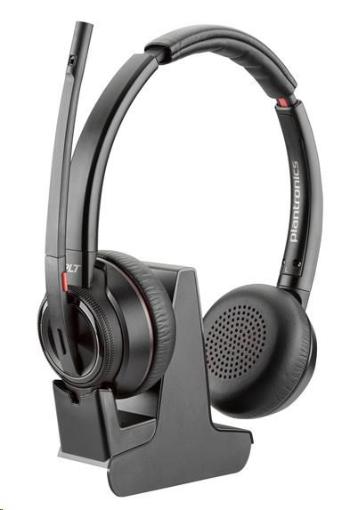 Poly bezdrôtová náhlavná súprava W8220-M Savi, 3v1, DECT, stereo