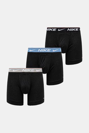 Boxerky Nike 3-pak pánske, čierna farba