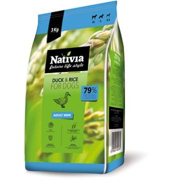 Nativia Adult mini – Duck & Rice 3 kg (8595045402534)