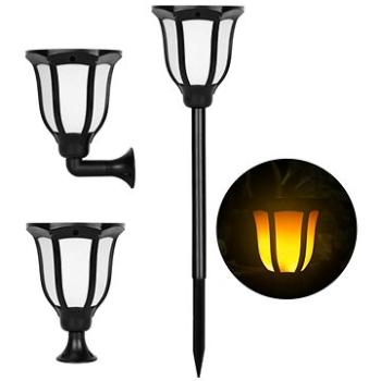 LEDSolar 168 solární venkovní lucerna lampa 2 ks, se senzorem, bezdrátové, iPRO, 1W, tepláLEDSolar 1 (8595654703657)