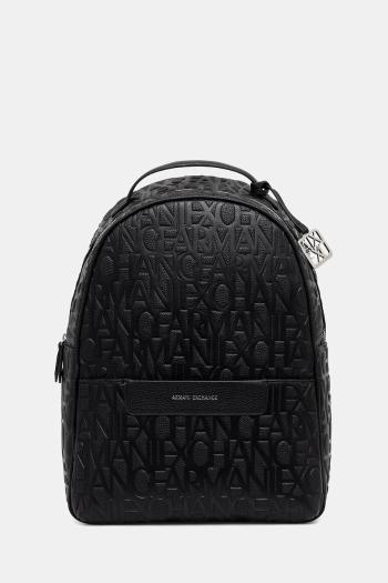 Ruksak Armani Exchange dámsky, čierna farba, veľký, jednofarebný, XW001922 AF15774