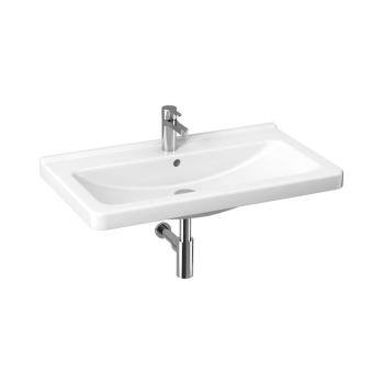 JIKA - Cubito Umývadlo, 85x49 cm, s prepadom, s otvorom na batériu, biela H8104260001041