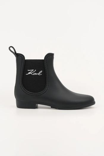 Gumáky Karl Lagerfeld KALOSH II čierna farba, KL94775