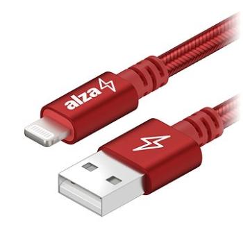 AlzaPower AluCore Lightning MFi (C189) 3 m červený (APW-CBMFI18903R)