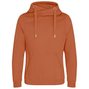 Just Hoods Mikina s prekríženým golierom - Ginger biscuit | XL