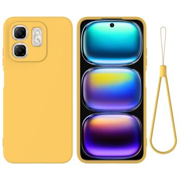 RUBBER Ochranný kryt pre Infinix Hot 50i žltý