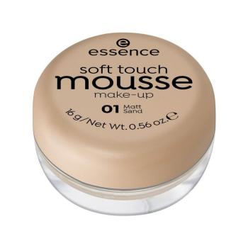 Essence  Soft Touch Mousse Foundation Make-up - 01 Matt Sand  Make-upy a podkladové bázy Béžová