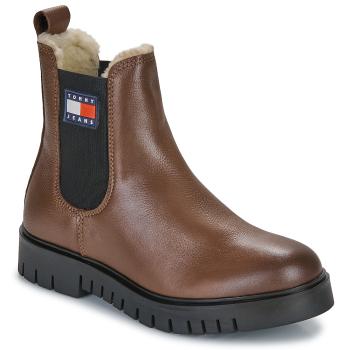 Tommy Jeans  TJW CHELSEA BOOT WL  Polokozačky Hnedá