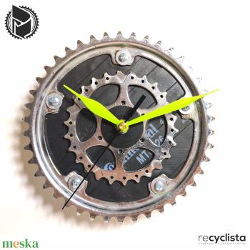 recyclock MES-050 - falióra újrahasznosított kerékpár alkatrészekből