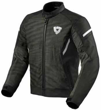 Rev'it! Jacket Torque 2 H2O Black/White 2XL Textildzseki