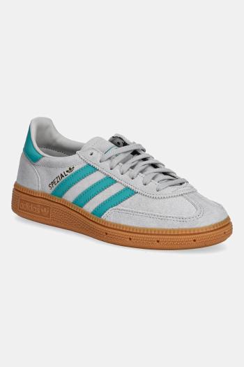 Detské semišové tenisky adidas Originals HANDBALL SPEZIAL šedá farba, JP7997