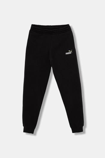 Detské tepláky Puma ESS 2 COLOR No. 1 Logo Sweatpants FL zelená farba, jednofarebné, 685824