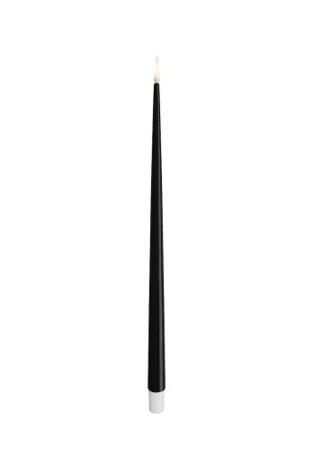 Súprava led sviečok Deluxe Homeart 2,2 x 28 cm 2-pak čierna farba