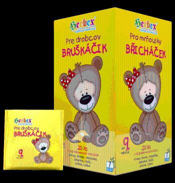 HERBEX Pre drobcov BRUŠKÁČIK 20 x 1.5 g